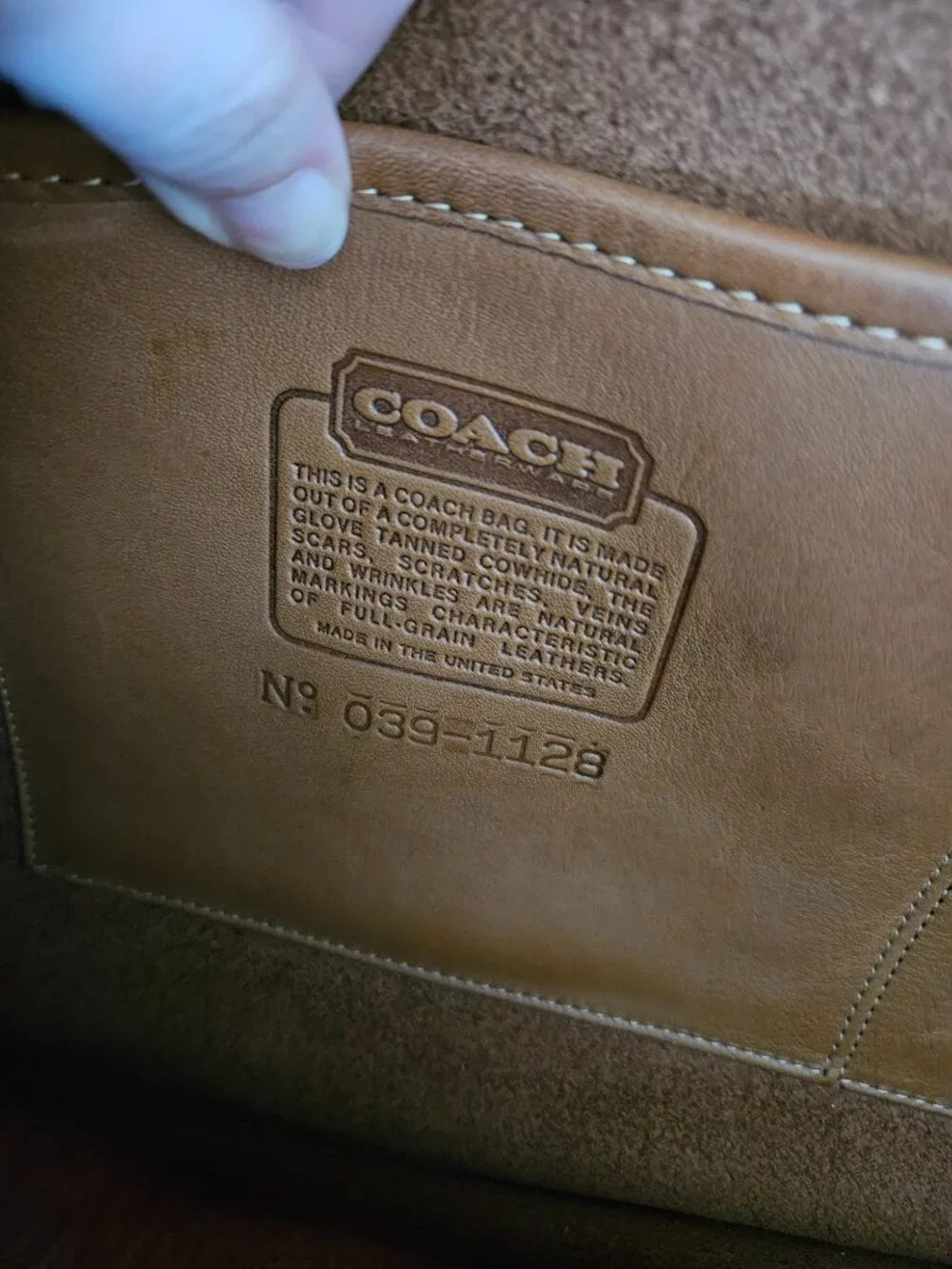 Vintage Coach Embassy Briefcase
